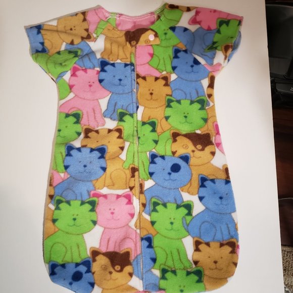 2 Handmade Full Zip Fleece Sleep Sacks - Picture 2 of 4